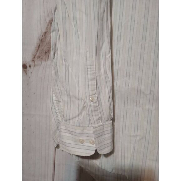 Perry Ellis Shirt Men's 3x White Button‎ Front Long Sleeve - Picture 4 of 9